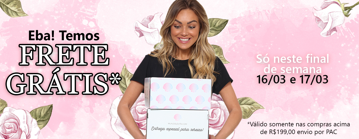 Banner de frete grátis para loja de moda feminina